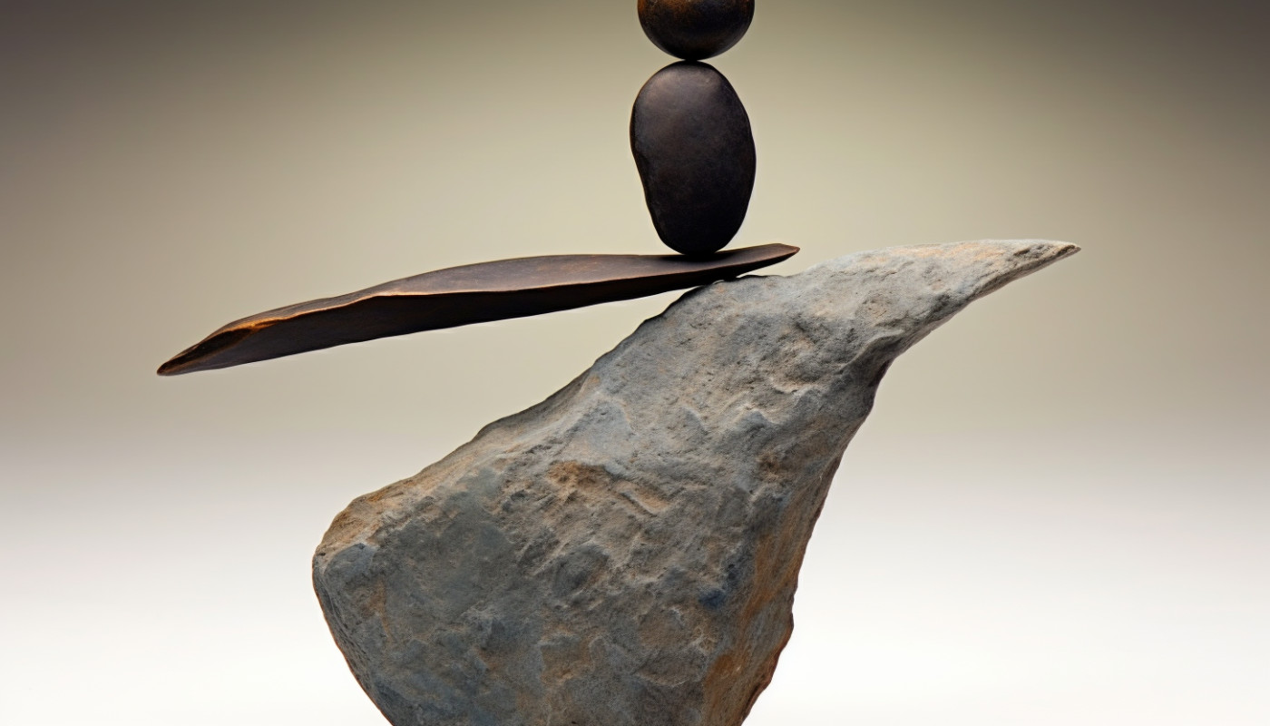Esculturas que desafían la gravedad, equilibrio y creatividad